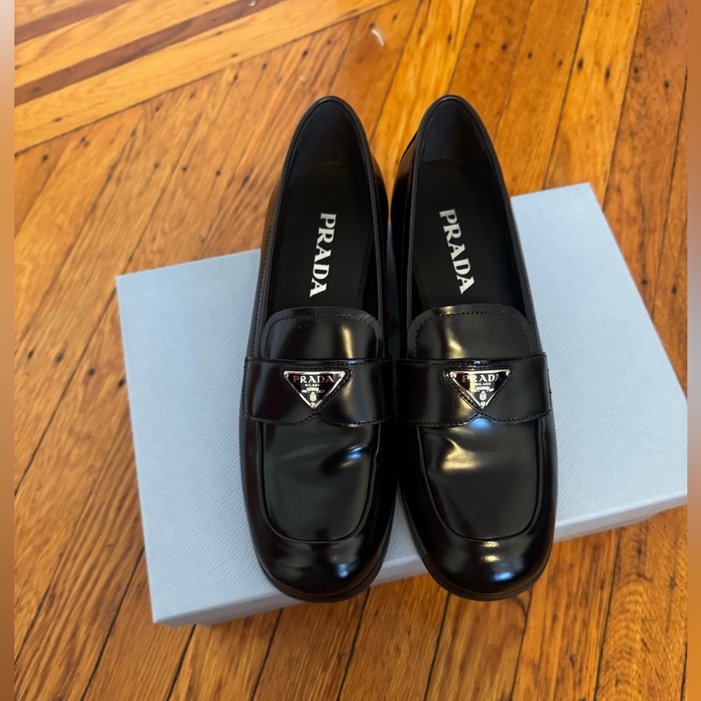 Prada penny loafers never worn